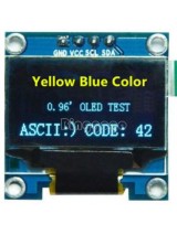 128x64 IIC I2C Blue OLED LCD Display yellow blue